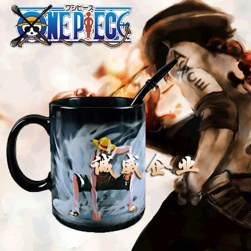 One Piece Magic Heat-Reveal Mug – Luffy Edition