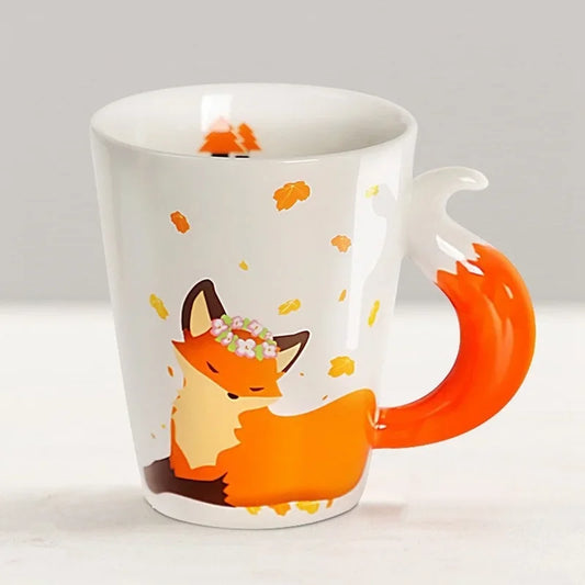 Ceramic Fox Mug 360ml